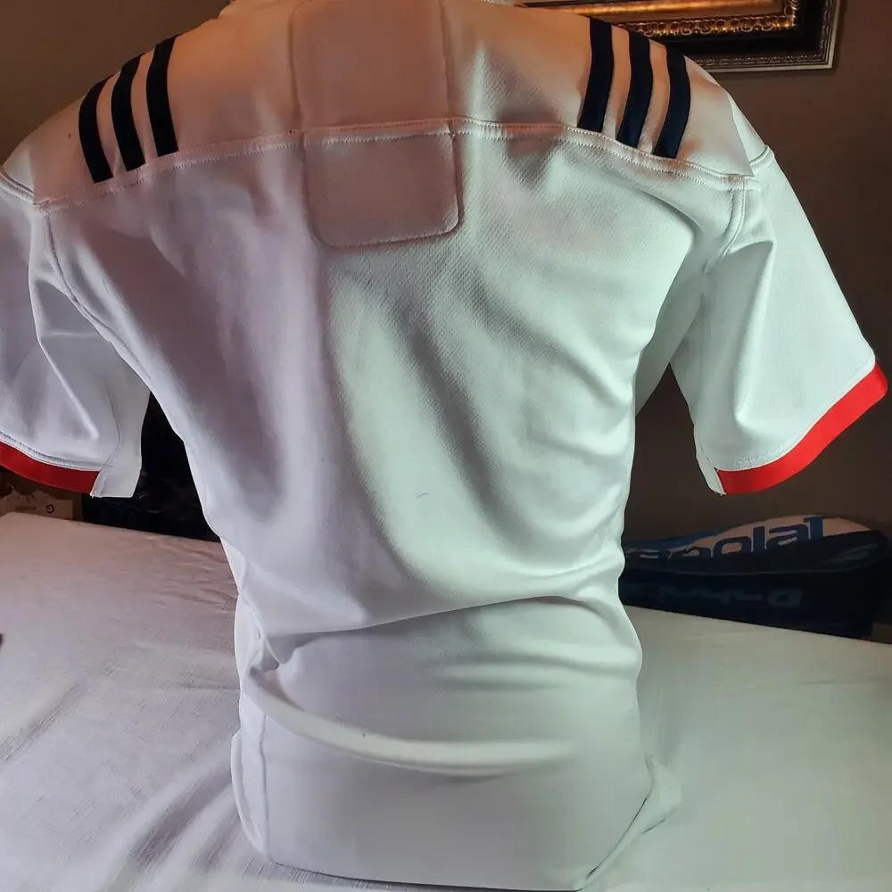 Adidas USA Rugby Jersey Size 9 (S-M) Match Shirt Men's Athletic Training